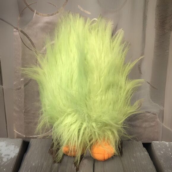 Trolls Fuzzbert Hug N Plush Doll DreamWorks Hasbro Green Orange 12" Toy - Picture 1 of 9